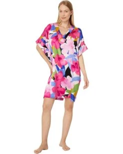 N by Natori Bonita - Satin 36" Sleepshirt | Sleepwear -Sleep Wear Luxury 613R60iwXVL. AC SR736920