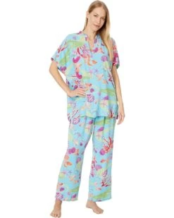 N by Natori Coral Reef Pullover PJ Set | Sleepwear