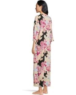 N by Natori Geisha Garden Caftan Length 52" | Sleepwear -Sleep Wear Luxury 71Atpo6hwfL. AC SR736920