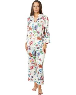 N by Natori Fleur Dragon Pullover Madarin PJ Set | Sleepwear