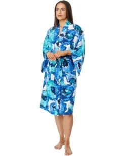 Natori Poppy Satin Robe | Sleepwear