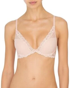 Natori Feathers Contour Plunge Bra 730023 | Underwear & Intimates