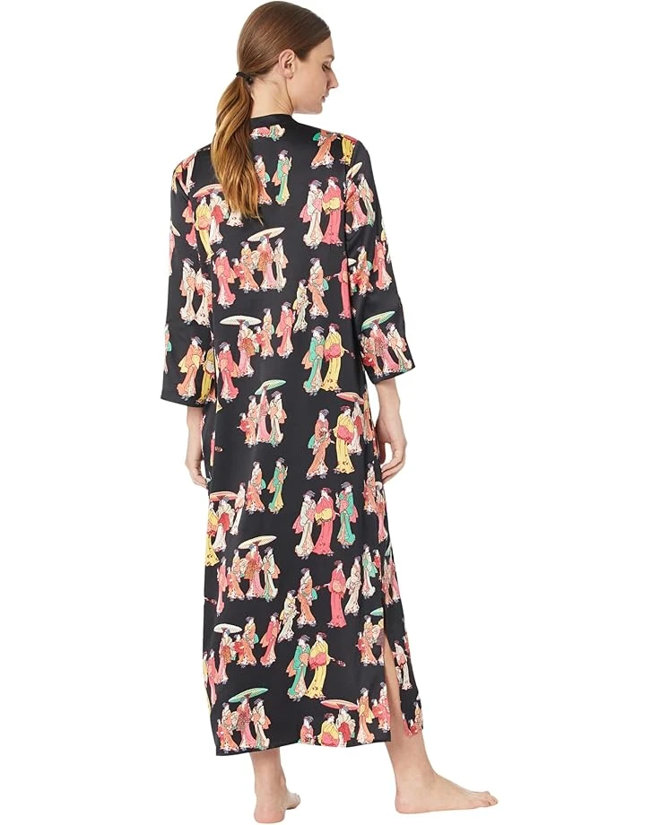 N by Natori Geisha Satin 52" Caftan | Sleepwear 2 N by Natori Geisha Satin 52" Caftan | Sleepwear - Image 2