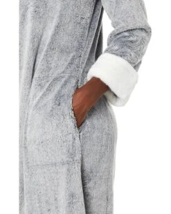 N by Natori Frosted Cashmere Fleece Zip Robe | Sleepwear -Sleep Wear Luxury 81wkJ 09ujL. AC SR736920