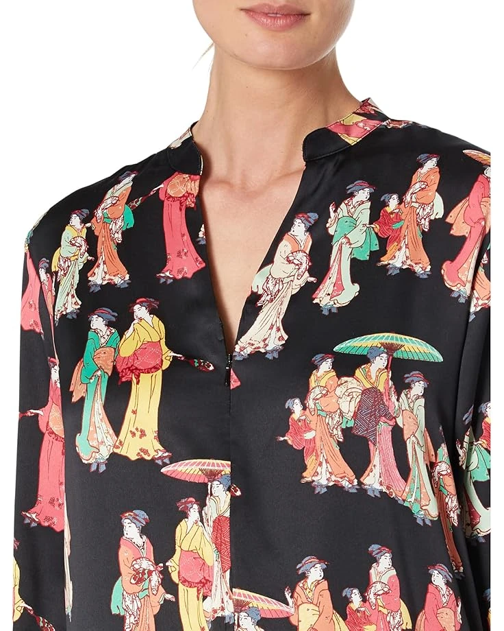 N by Natori Geisha Satin 52" Caftan | Sleepwear 3 N by Natori Geisha Satin 52" Caftan | Sleepwear - Image 3